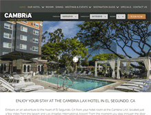 Tablet Screenshot of cambrialax.com